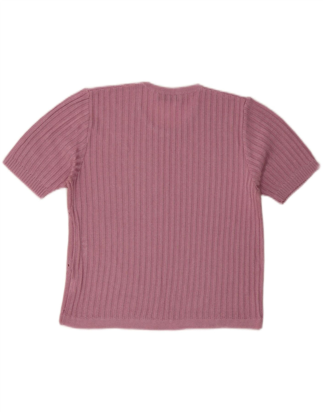 FAUSTA Pull à manches courtes et col rond pour femme UK 10 Petit Rose