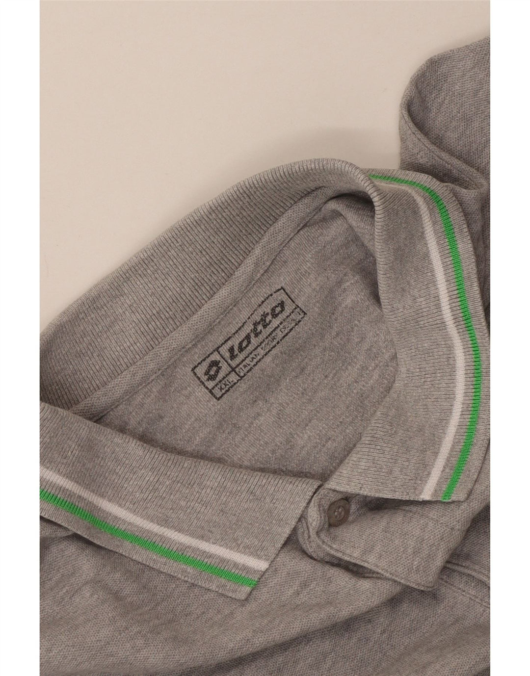 Lotto Polo Homme 2XL Gris Coton