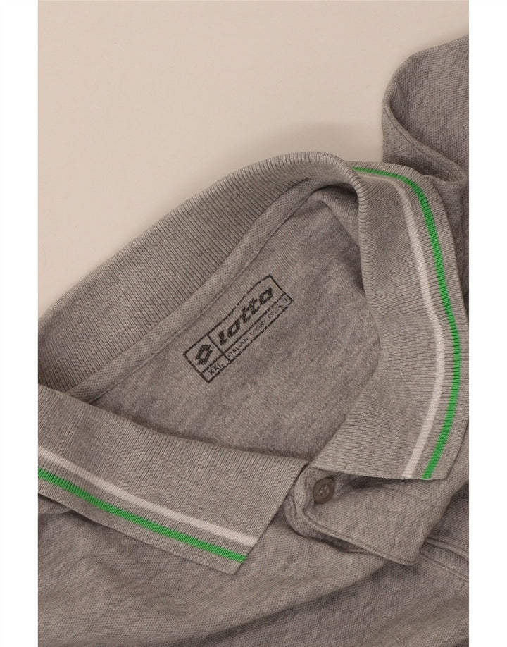 Lotto Polo Homme 2XL Gris Coton