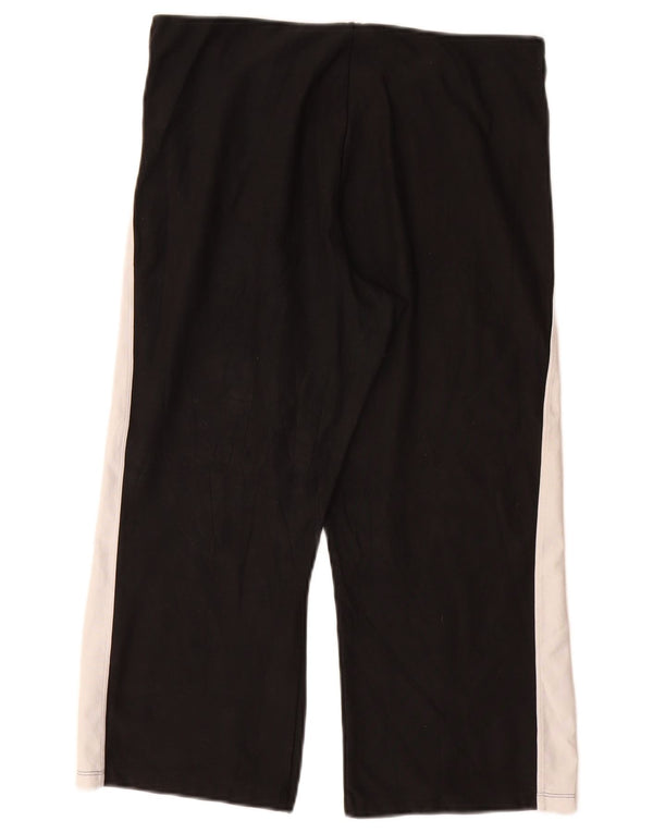 NIKE Pantalon de survêtement Dri Fit pour femme US 8/10 Noir moyen Colourblock