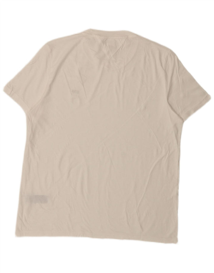 Tommy Hilfiger T-Shirt Homme Haut 2XL Blanc Coton
