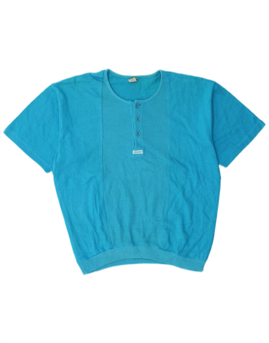 Carrera Pull à manches courtes et col rond pour femme Bleu moyen UK 14