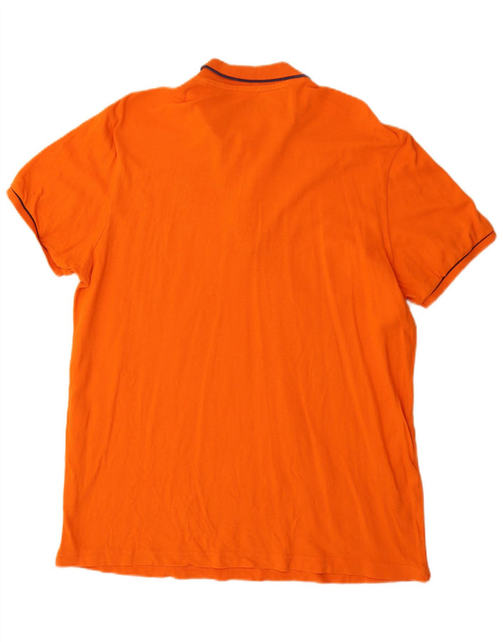 LOTTO Polo Homme XL Orange Coton