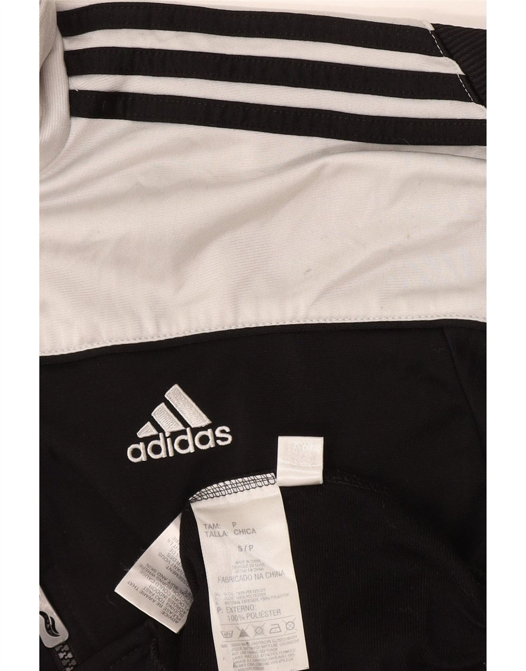 Adidas Veste de survêtement pour homme Petit Noir Colorblock Polyester