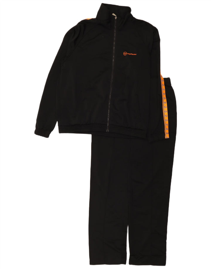 Sergio Tacchini Survêtement complet graphique pour homme IT 54 XL Noir Colourblock