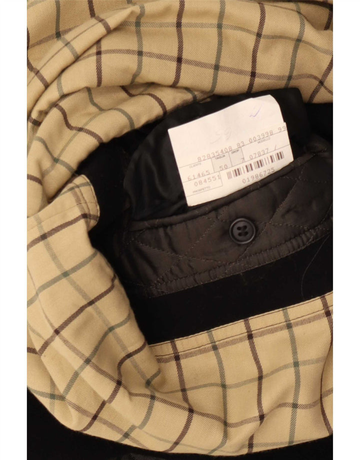Pierre Cardin Manteau Homme IT 50 Large Laine Noire