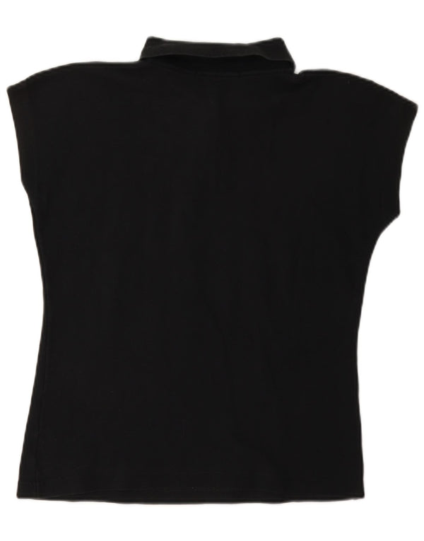 Fila Polo Femme IT 46 Large Noir Coton
