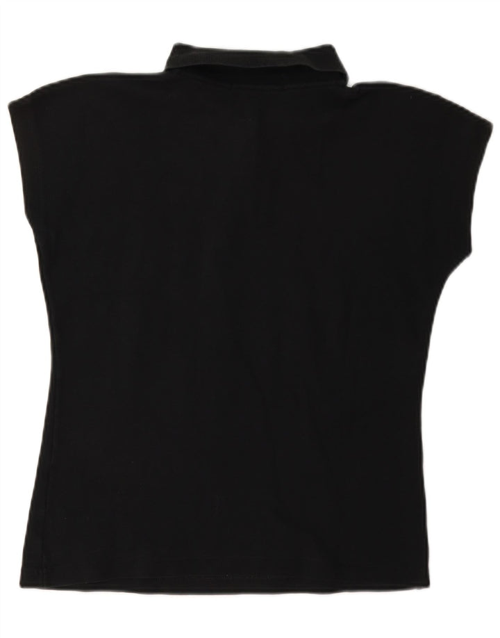 Fila Polo Femme IT 46 Large Noir Coton