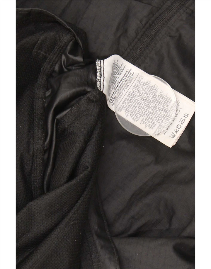 Nike Veste de pluie à capuche pour femme UK 14 Medium Noir Polyester