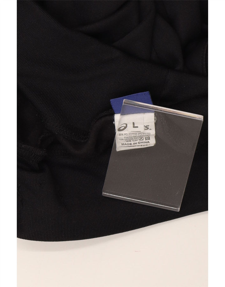 ASICS Pantalon de survêtement pour femme Joggers UK 14 Large Noir Polyester