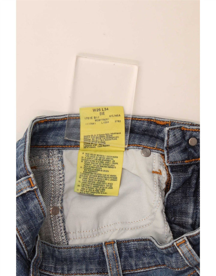 Wrangler Jean Bootcut Eve Femme W26 L29 Bleu Coton