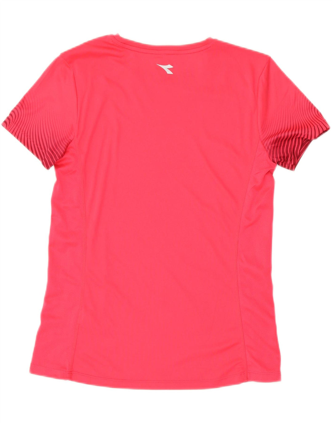 Diadora T-Shirt Femme Top UK 14 Large Rose Polyester
