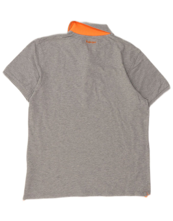 REFRIGUE Polo Homme Grand Gris Coton