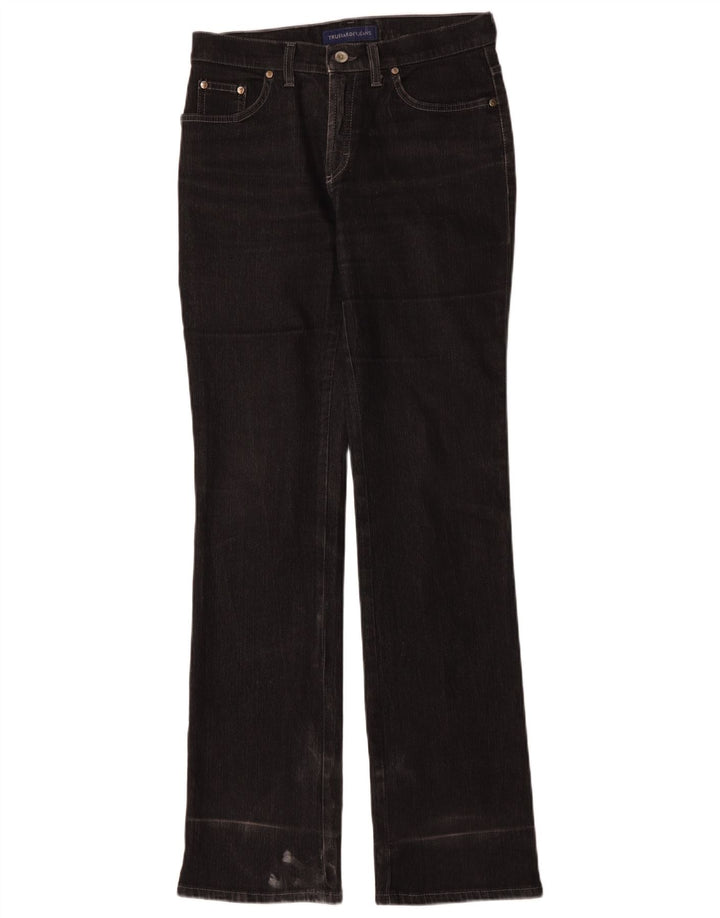 Trussardi Jean Bootcut Femme IT 42 Medium W26 L33 Coton Noir