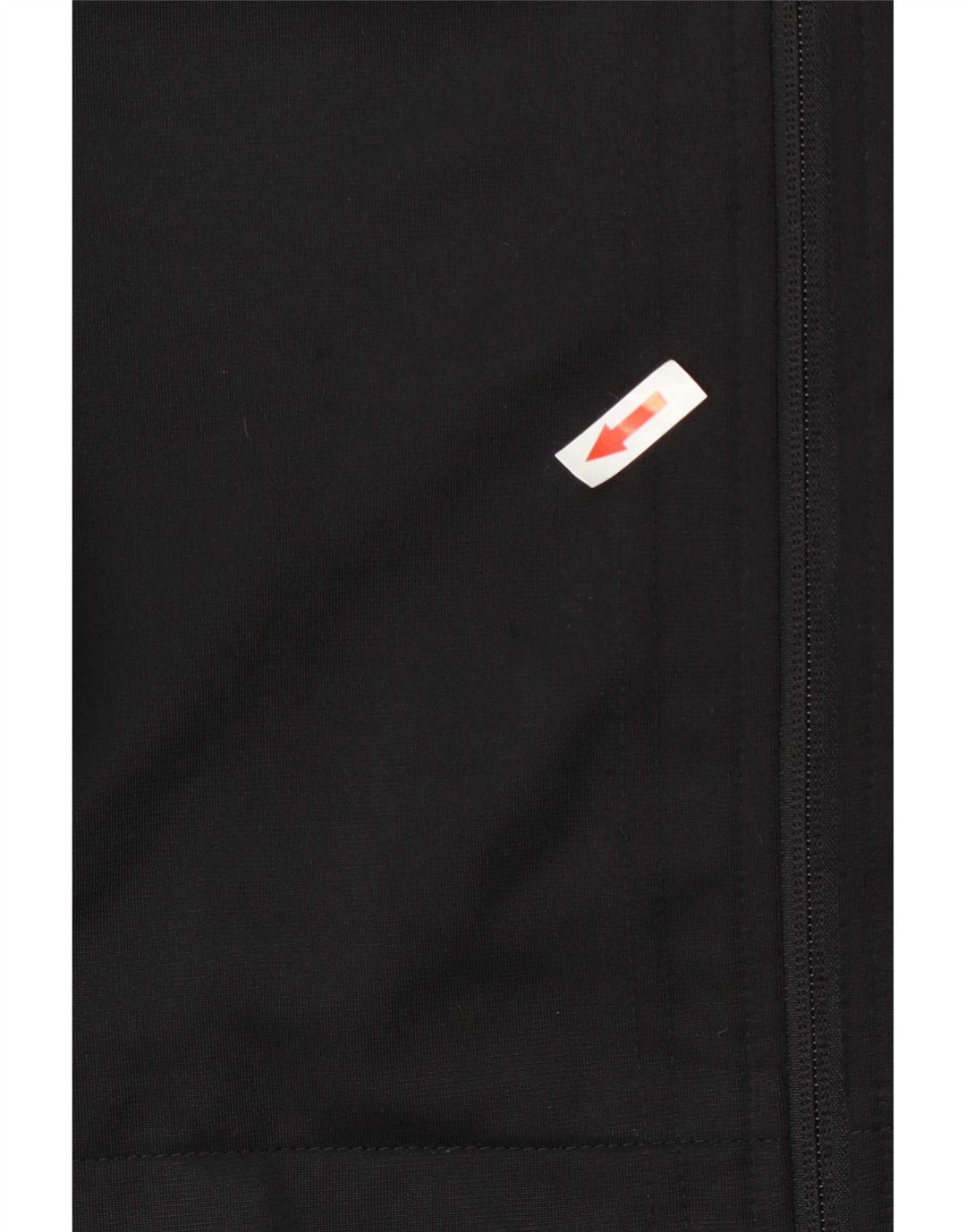 Asics Veste de survêtement pour femme UK 12 Medium Noir Polyester