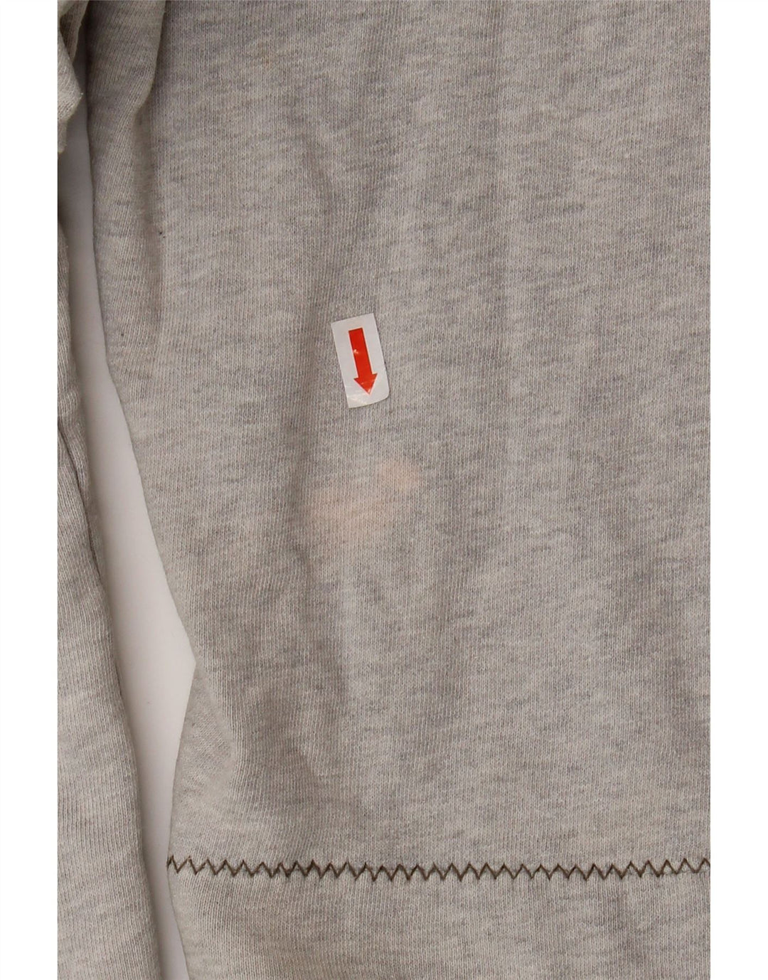FAT FACE Sweat-shirt graphique à col zippé pour homme XL Gris Coton