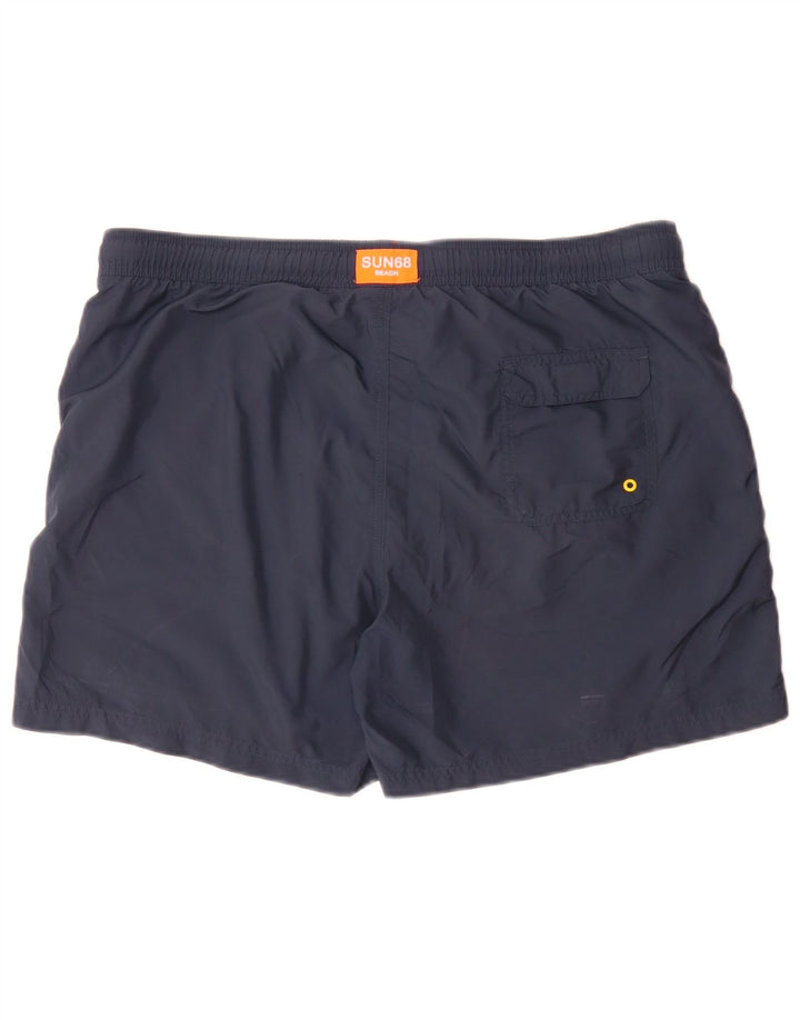 Sun68 Short de bain homme 2XL bleu marine polyester