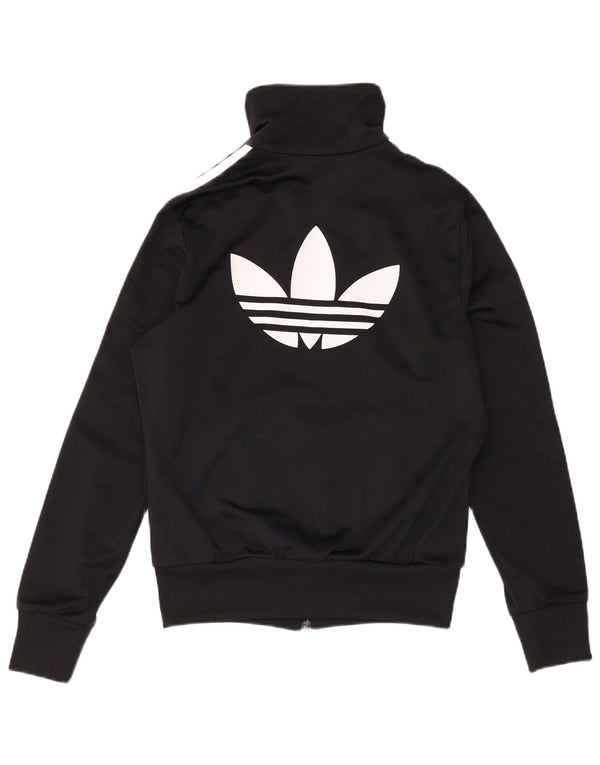 Adidas Veste de survêtement graphique pour femme UK 14 Medium Noir Sports
