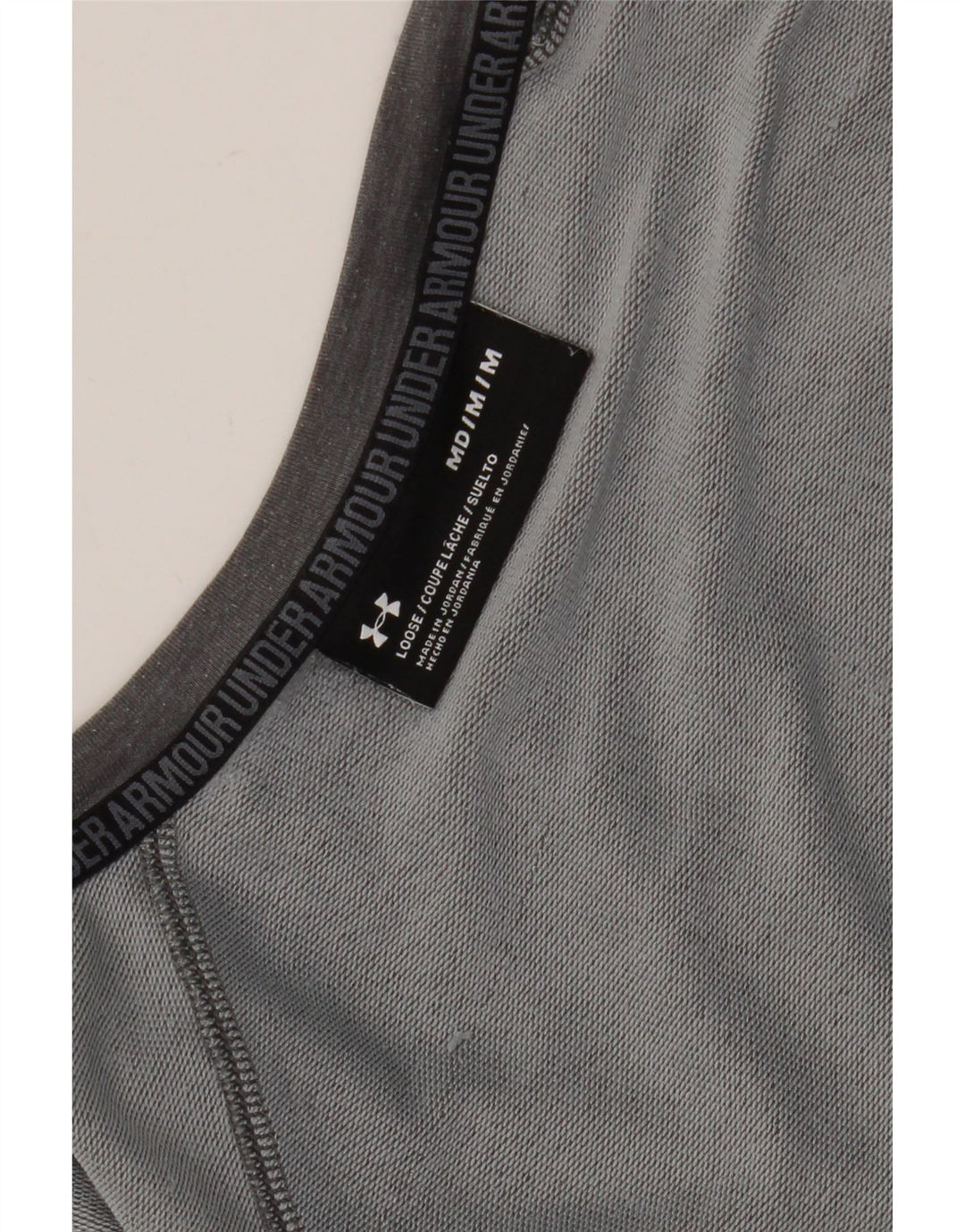 Under Armour Sweat-shirt graphique coupe ample pour femme UK 14 Gris moyen