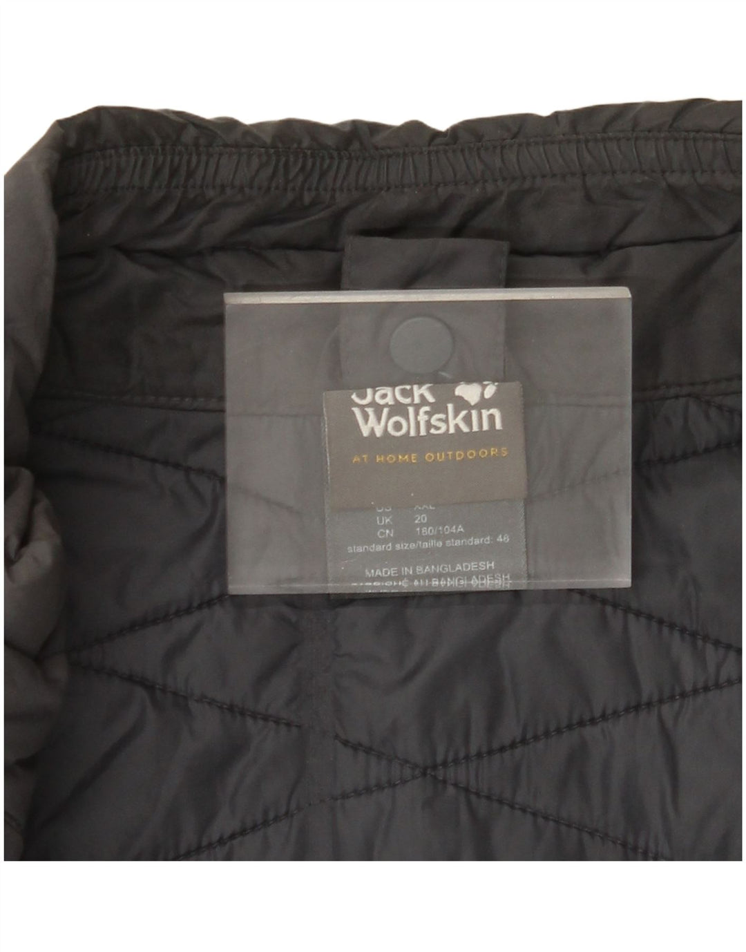 JACK WOLFSKIN Gilet rembourré pour femme UK 20 2XL Gris Polyester