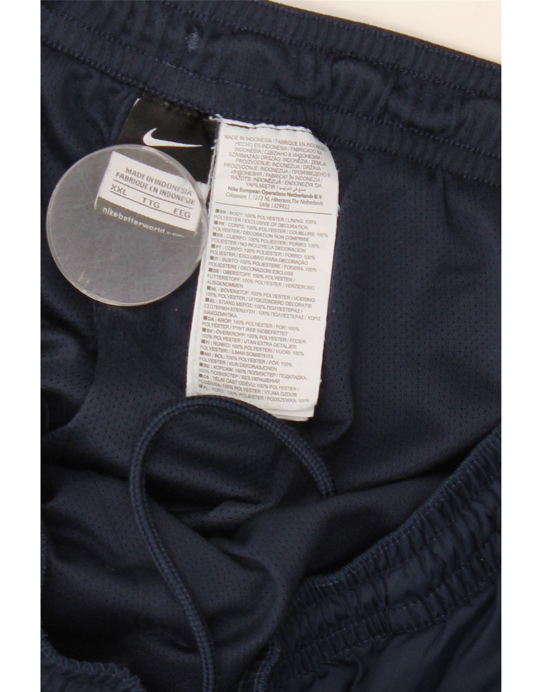 Nike Pantalon de survêtement pour homme Joggers 2XL Bleu marine Polyester