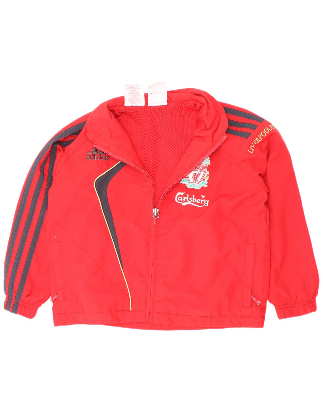 Adidas Veste de survêtement Liverpool pour garçon 3-4 ans Rouge Colourblock