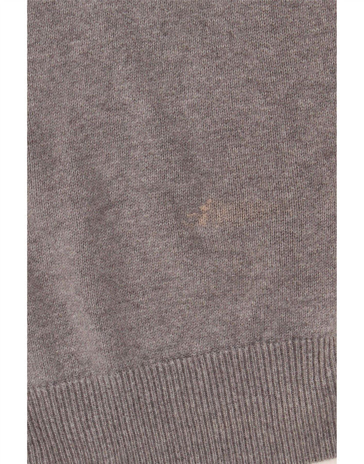 Barbour Pull col zippé pour homme XL en coton gris