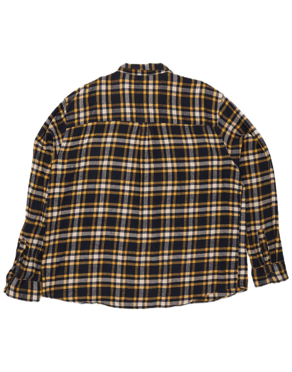 Mountain Warehouse Chemise en flanelle pour homme 4XL en coton à carreaux bleu marine