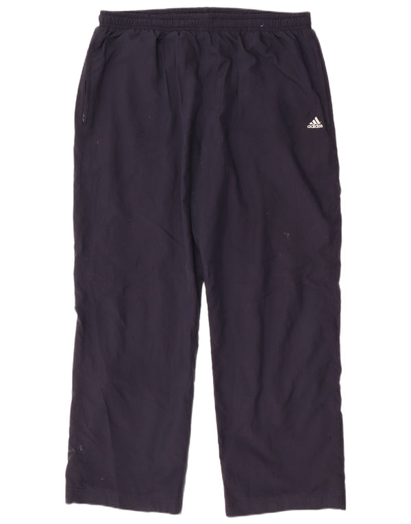 Adidas Pantalon de survêtement pour homme Large Bleu marine Polyester