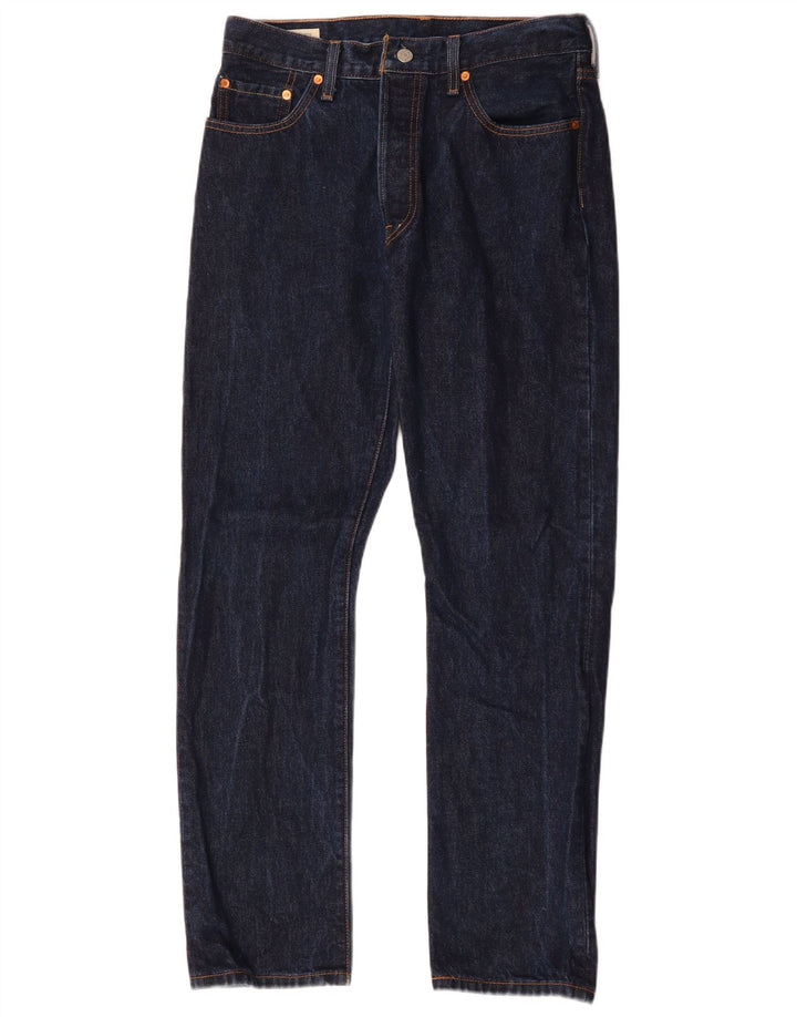 Levi's Jean 501 Straight Homme Bleu Marine W29 L30 Coton