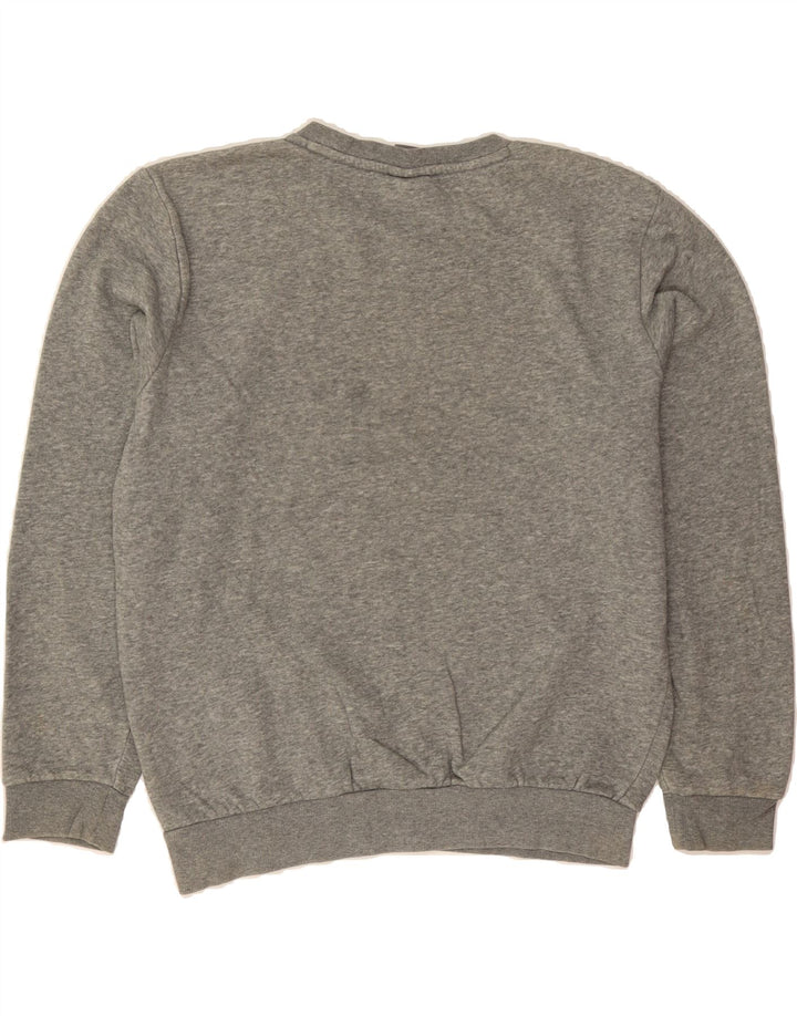 PUMA Mens Graphic Sweatshirt Jumper Medium Grey Cotton Vintage Puma and Second-Hand Puma from Messina Hembry 