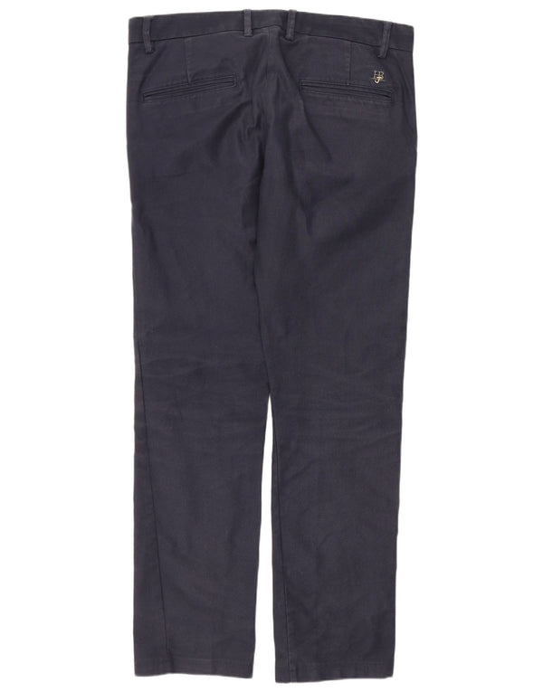 Harmont & Blaine Pantalon Chino Droit Homme IT 46 Small W32 L29 Bleu Marine