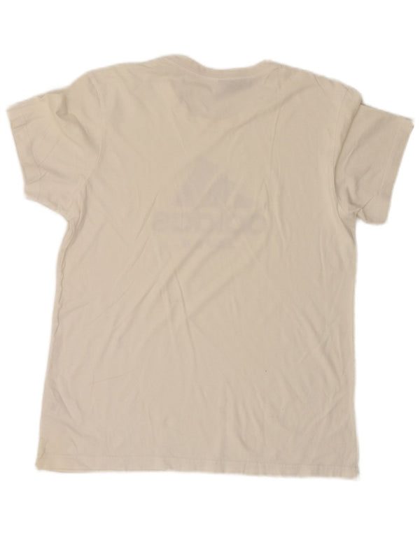 Adidas T-Shirt Graphique Homme Blanc Moyen