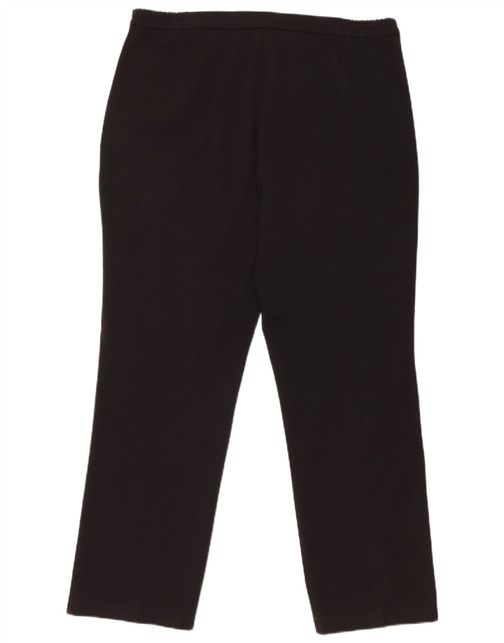 Marks & Spencer Pantalon décontracté slim pour femme W36 L28 Noir