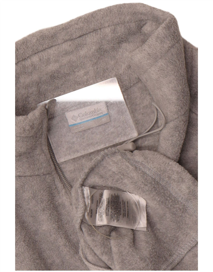 Columbia Veste Polaire Femme UK 14 Gris Moyen Polyester
