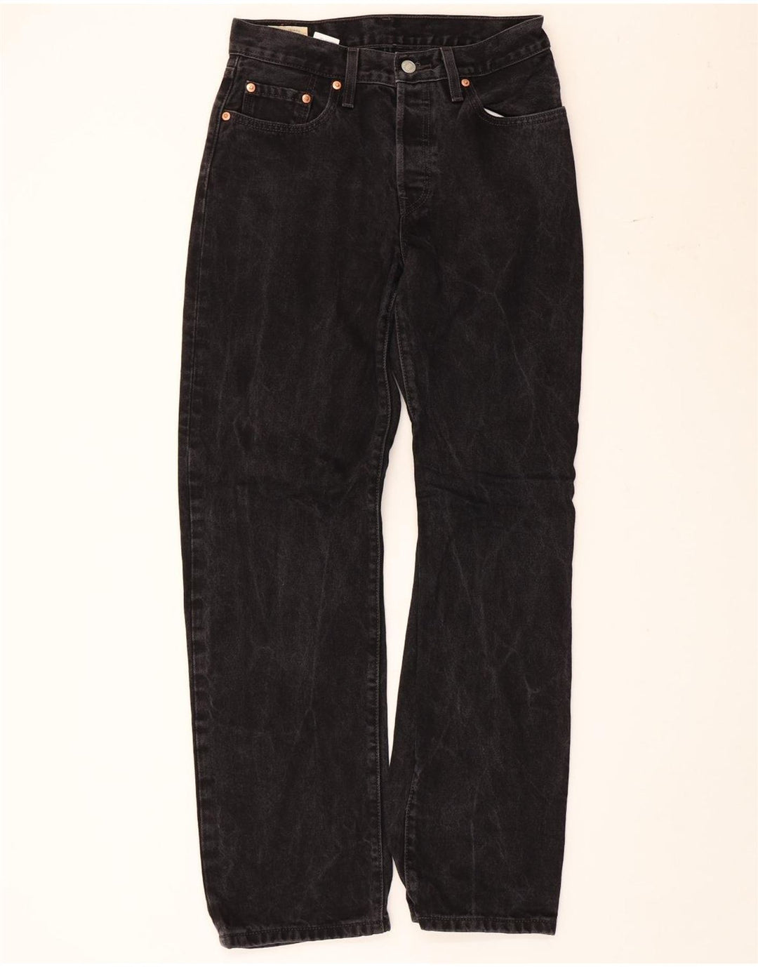 Levi's Jean Droit 501 Femme W26 L32 Noir Coton