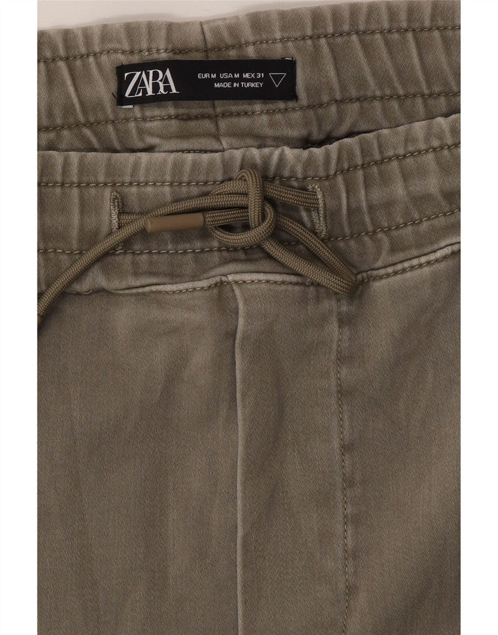 ZARA Pantalon de jogging décontracté pour homme Medium W31 L30 Gris