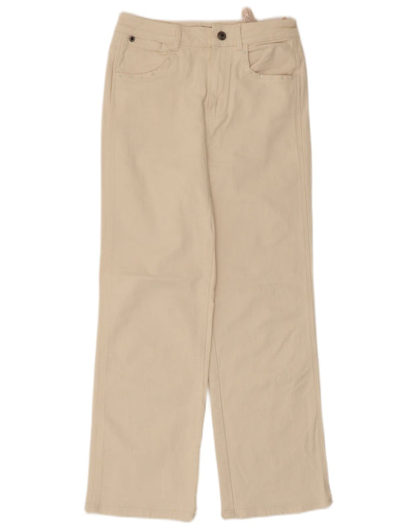 Massimo Dutti Pantalon décontracté droit pour femme EU 34 2XS W24 L26 Beige