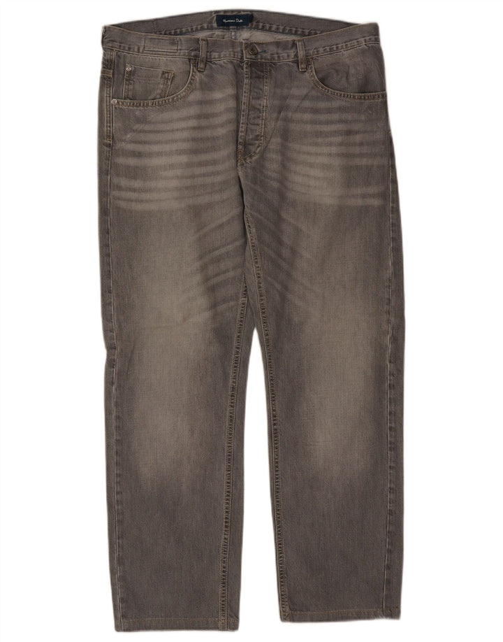 Massimo Dutti Jean slim pour homme EU 46 XL W36 L28 Gris