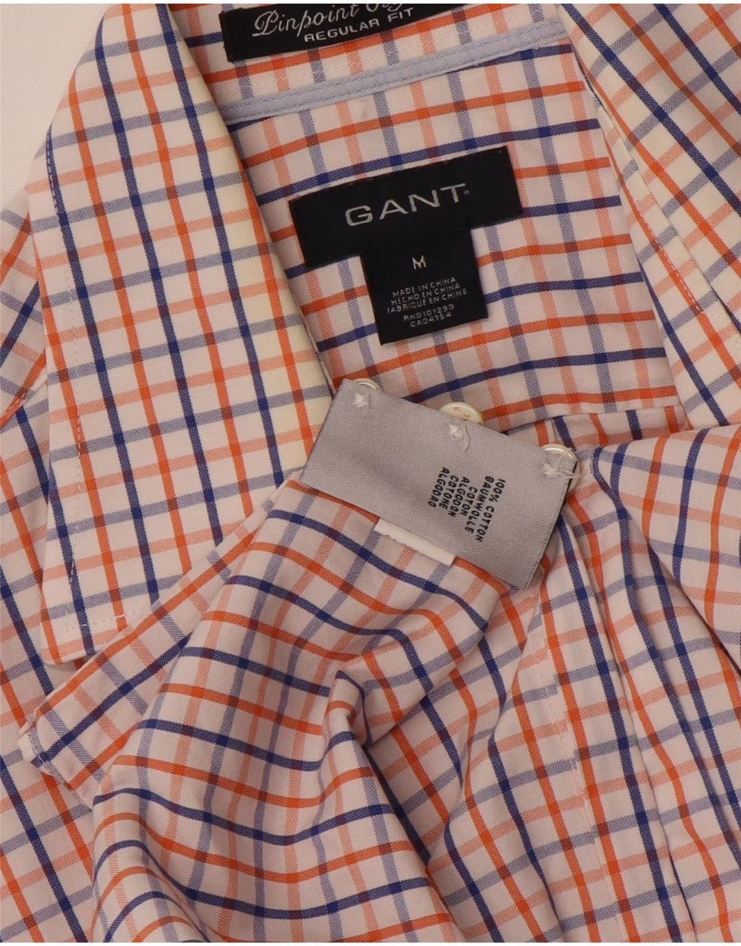 GANT Chemise Regular Fit Coton à Carreaux Multicolore Moyen Homme