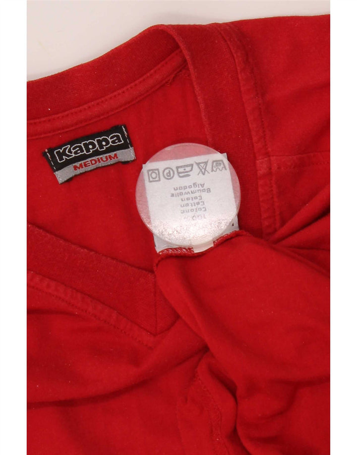 Kappa T-Shirt Homme Rouge Moyen Coton