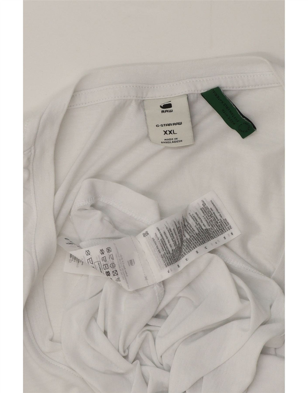 G-Star T-Shirt Homme Top 2XL Coton Blanc
