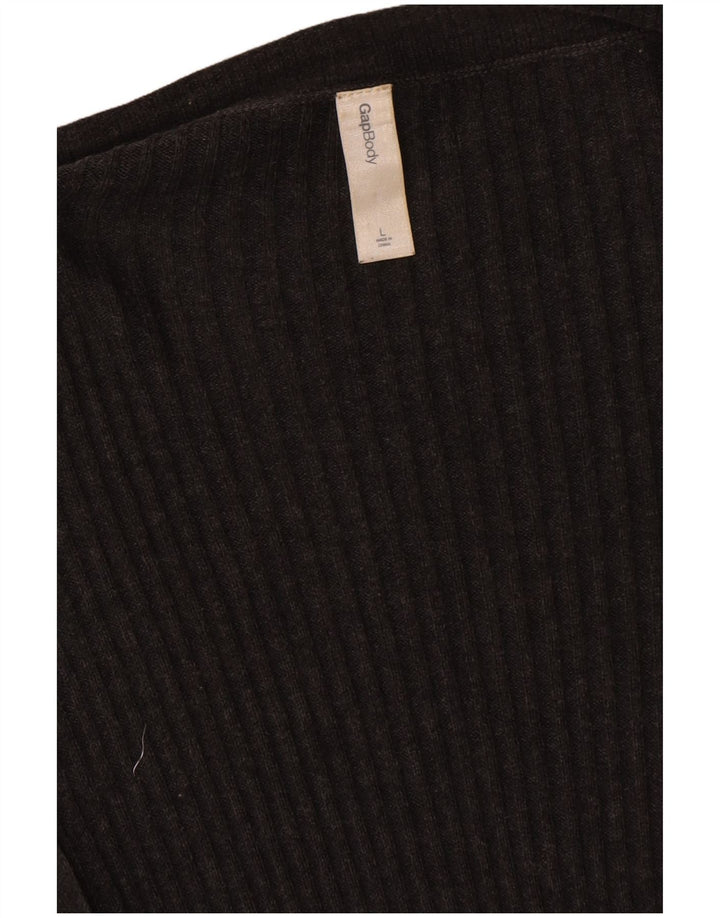 GAP Pull cardigan ouvert long pour femme UK 16 Large Gris