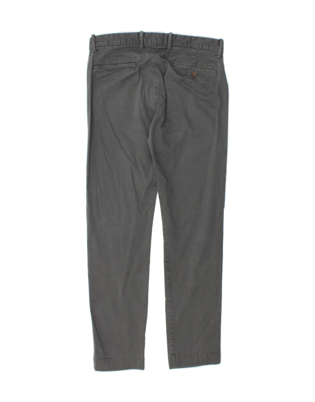 J. CREW Mens Flex Slim Chino Trousers W30 L32 Grey Cotton Vintage J. Crew and Second-Hand J. Crew from Messina Hembry 