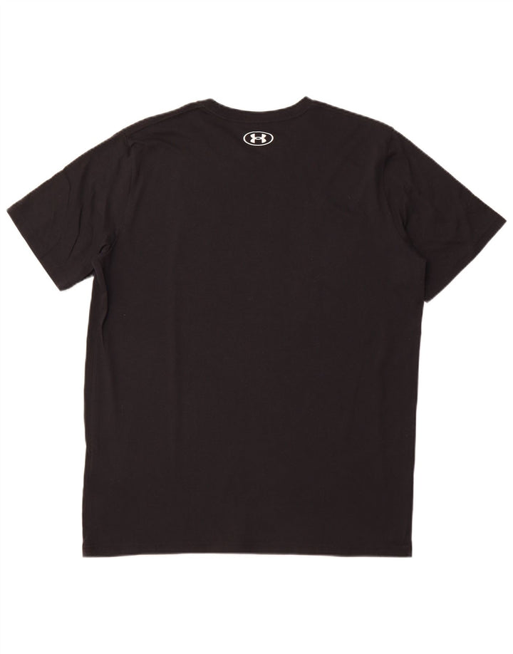 UNDER ARMOUR T-Shirt Graphique Homme XL Noir Coton