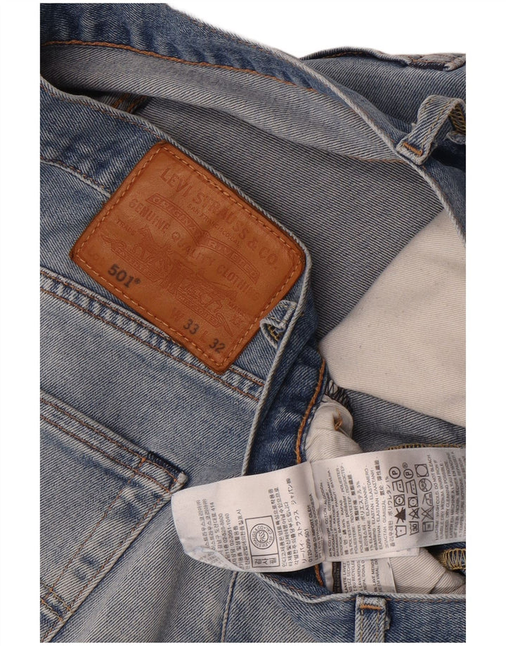 Levi's Jean Droit 501 Homme Bleu W33 L32 Coton