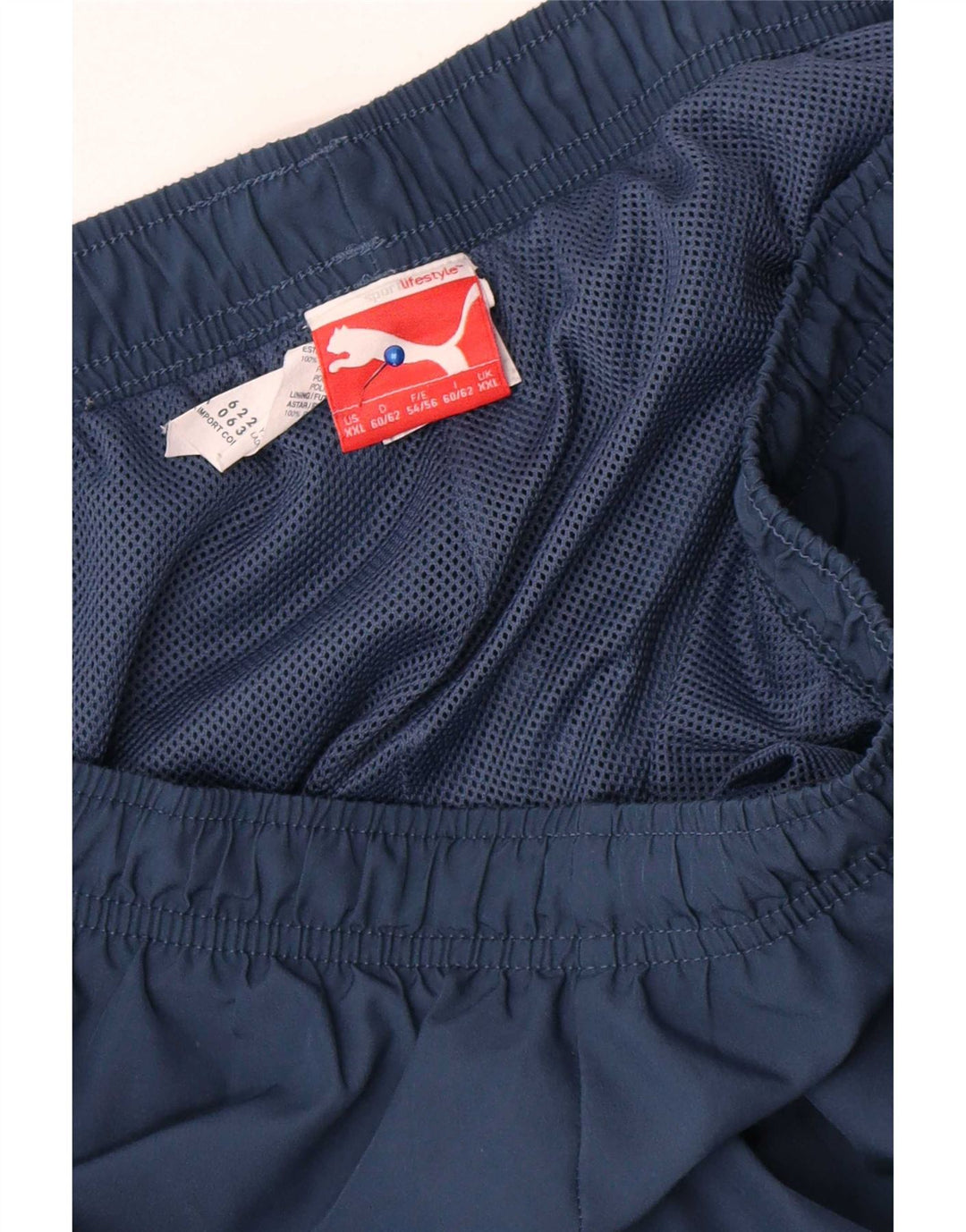 Puma Pantalon de survêtement Graphic Capri pour homme 2XL Bleu marine Polyester