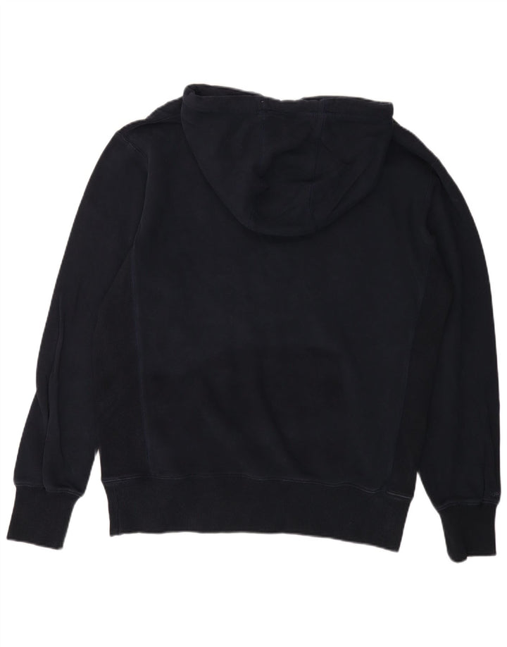 SUPERDRY Pull à capuche pour homme en coton bleu marine Large