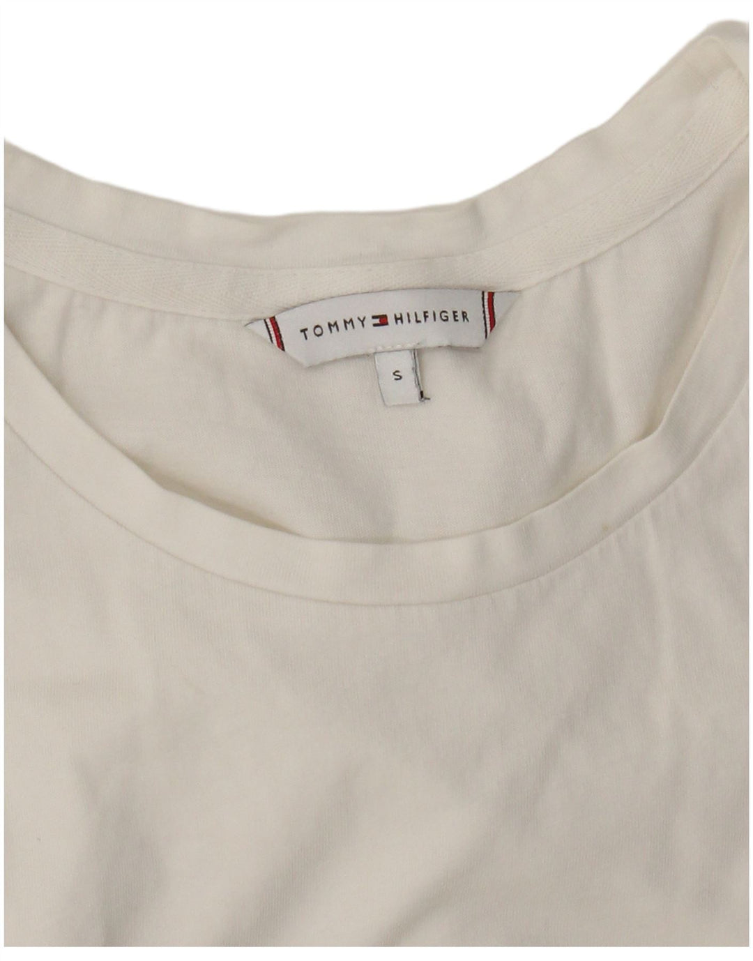 Tommy Hilfiger T-shirt pour femme UK 8 Small Blanc