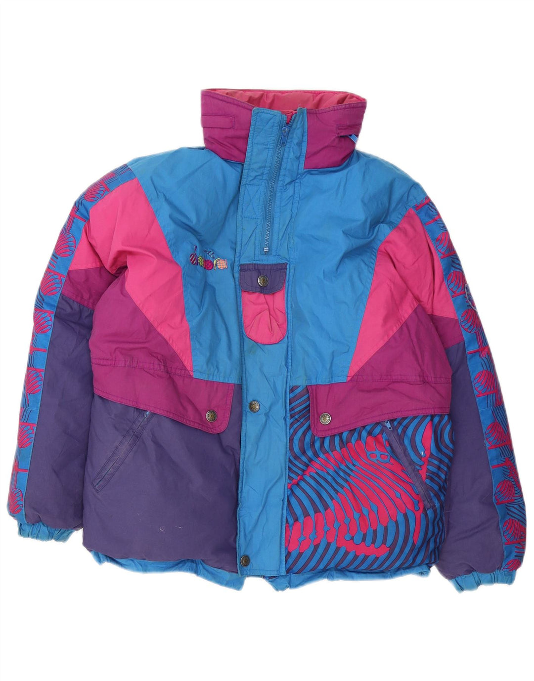 DIADORA Veste de Ski Fille 9-10 Ans Large Multicolore Colourblock